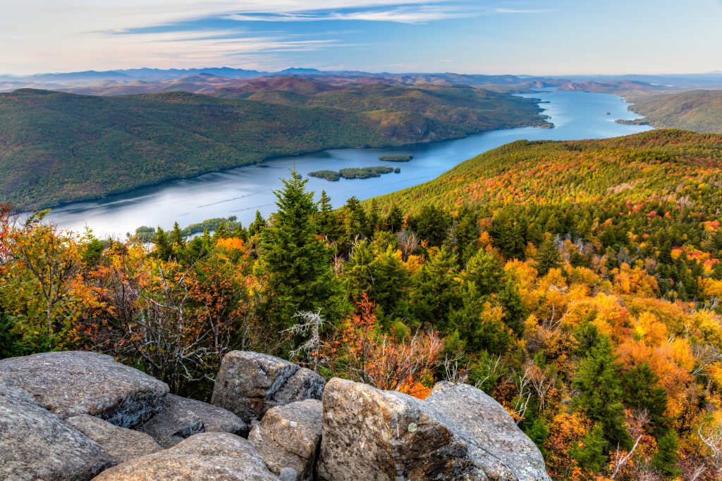 Lake George and Black Mountain Boulders